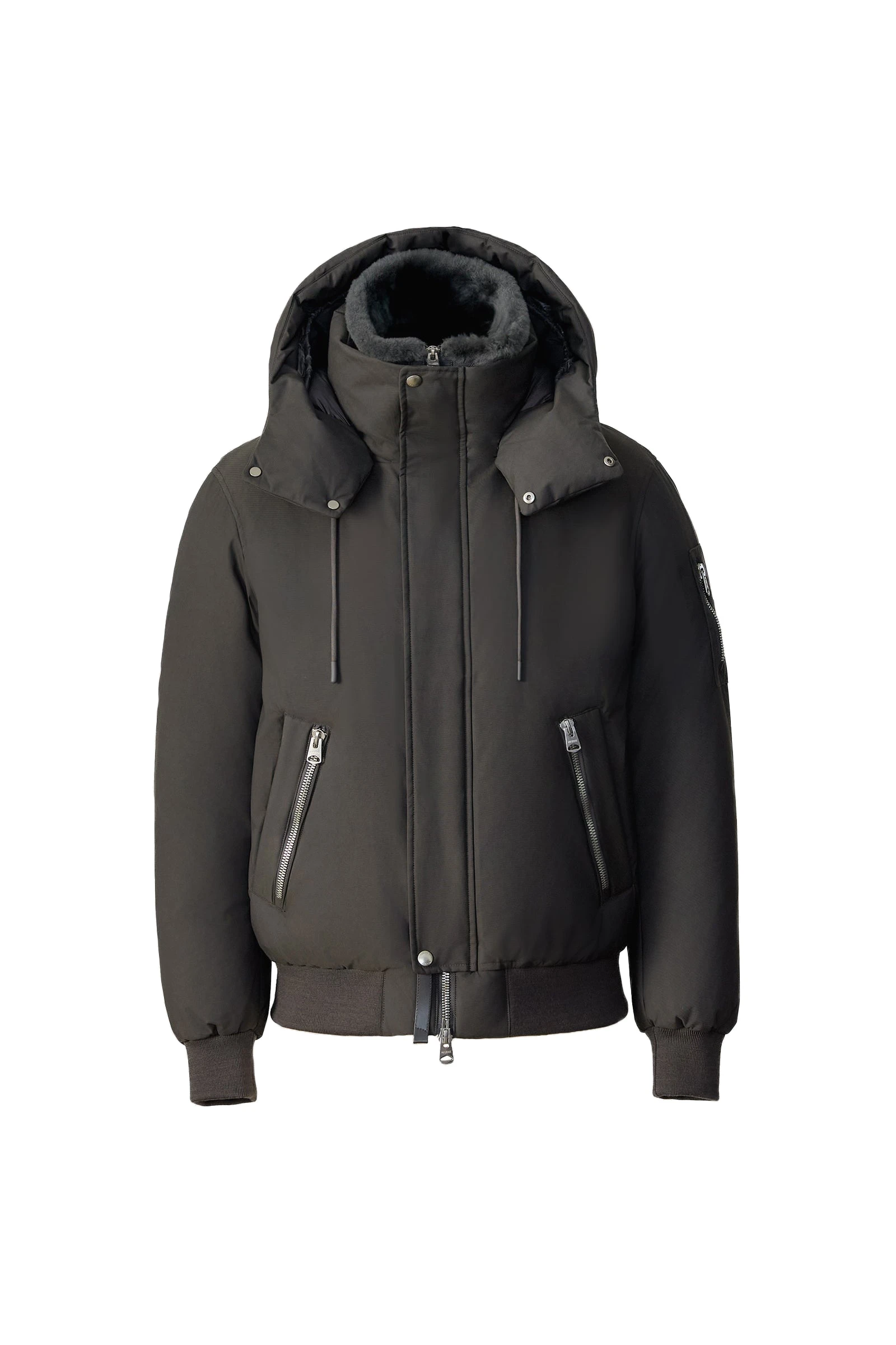 Mackage Iker 2-In-1 Down Bomber in Carbon Mackage Iker 2-In-1 Down Bomber in Carbon