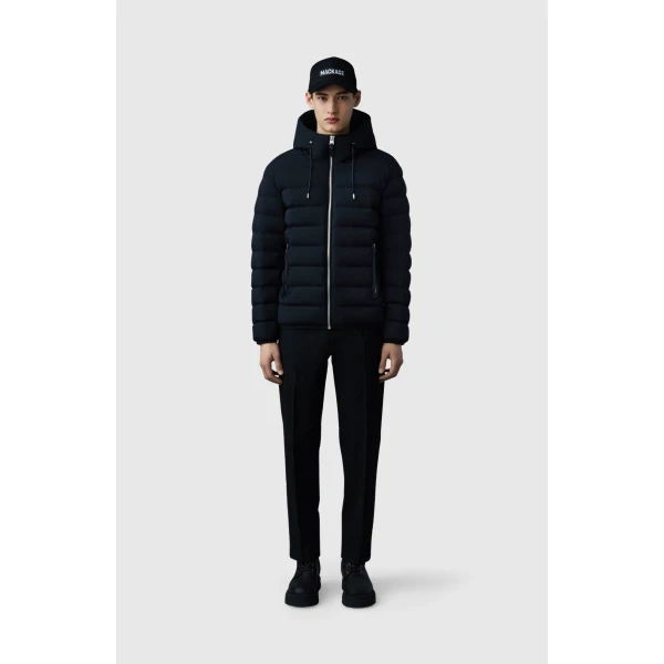 Mackage Jack-Z Agile-360 Stretch Light Down Jacket in Black