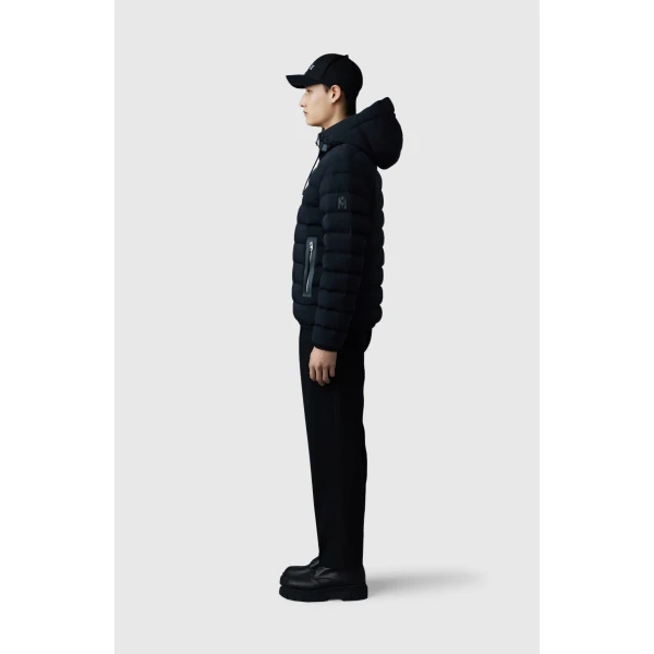 Mackage Jack-Z Agile-360 Stretch Light Down Jacket in Black