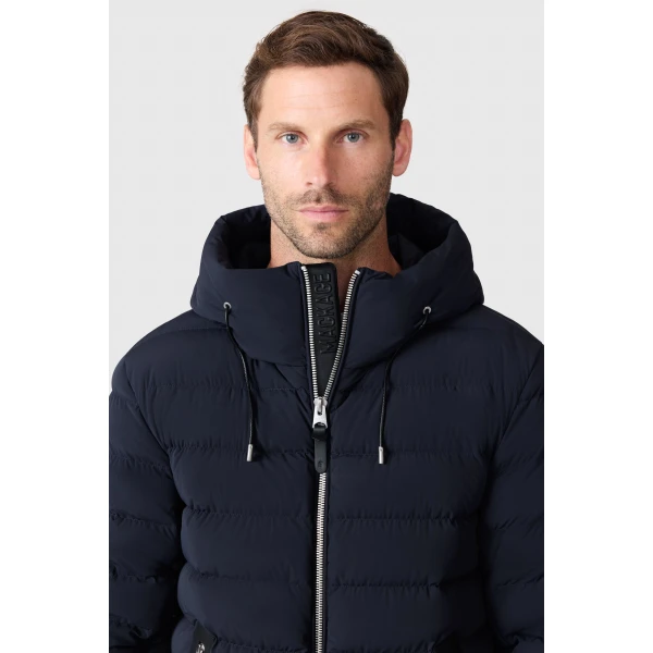 Mackage Jack-Z Agile-360 Stretch Light Down Jacket in Navy