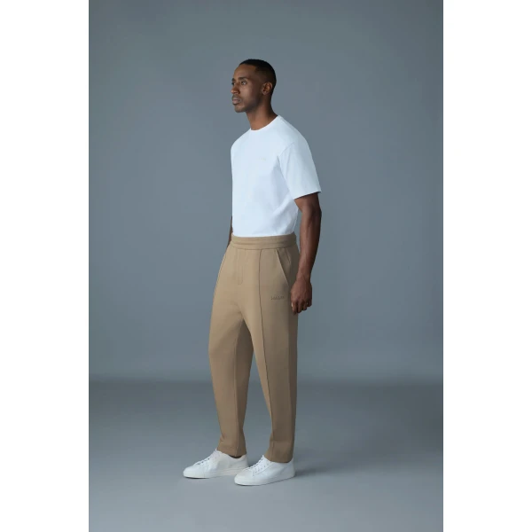 Mackage Jamil-R Double-Face Jersey Sweatpants in Light Camel