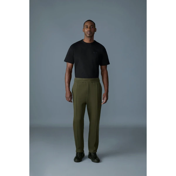 Mackage Jamil-R Double-Face Jersey Sweatpants in Light Military