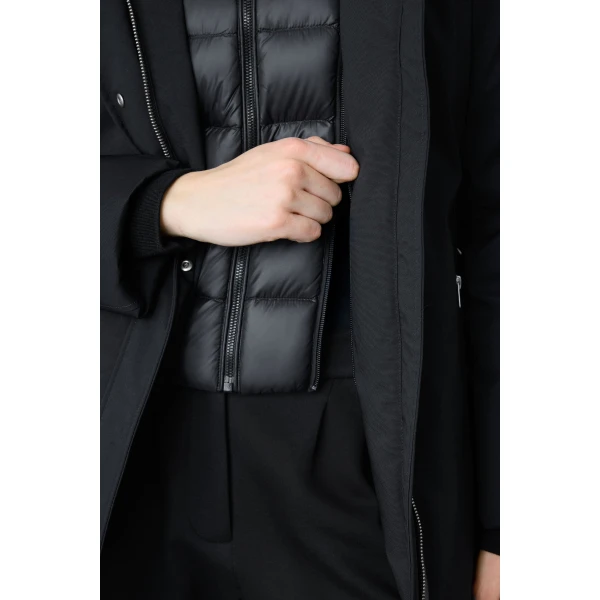 Mackage Jeni-F 2-In-1 Down Parka in Black