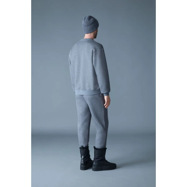 Mackage Julian Double-Face Jersey Sweatshirt in Carbon Mix
