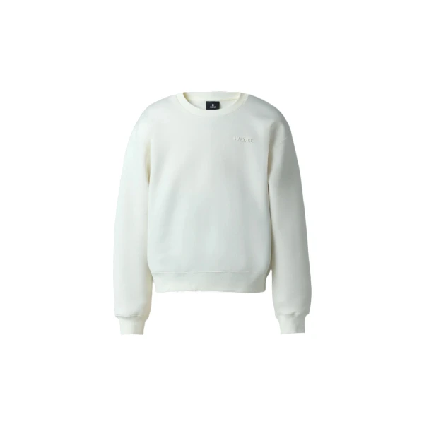 Mackage Julian Double-Face Jersey Sweatshirt in Cream