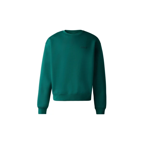 Mackage Julian Double-Face Jersey Sweatshirt in Emerald