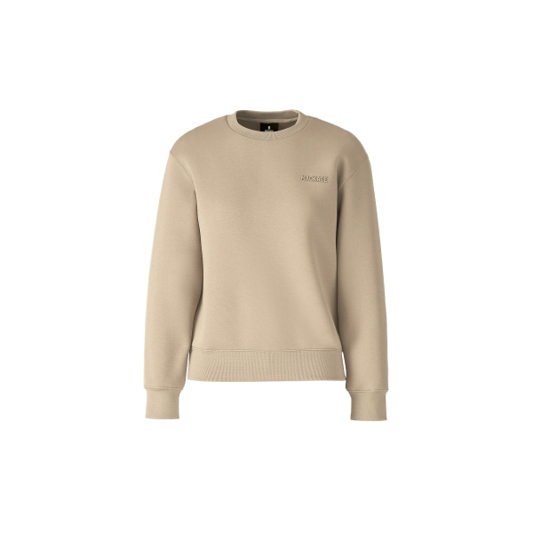 Mackage Julianna Double-Face Jersey Sweatshirt in Light Camel
