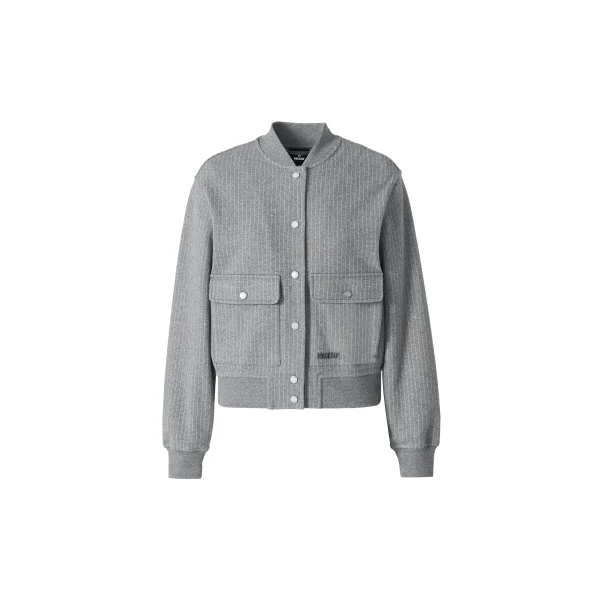 mackage juniper-k brushed knit bomber jacket