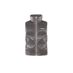 Mackage Kane-GLO High-Gloss Down Vest in Carbon