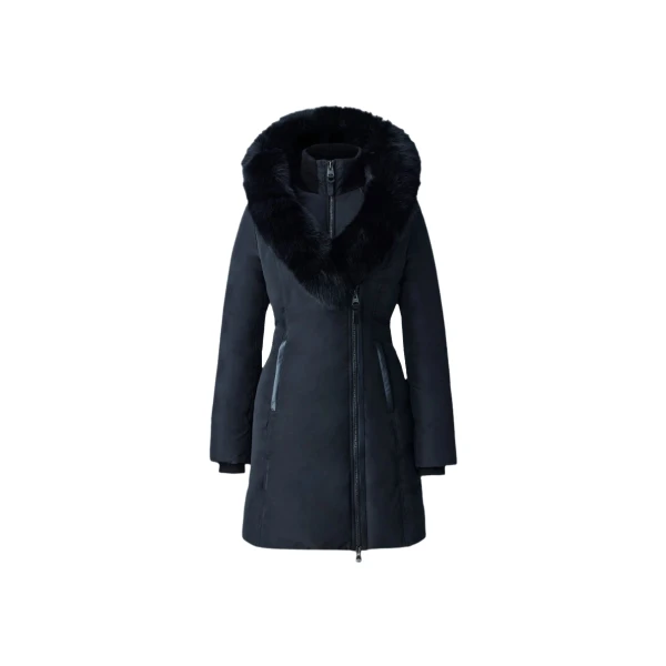 Kay-BX Down Coat in Black