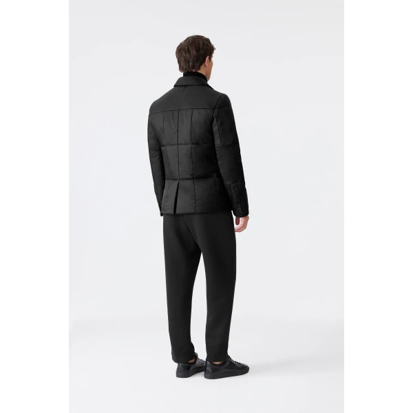 Mackage Keaton 2-In-1 Ultra-Light Quilted Blazer in Black