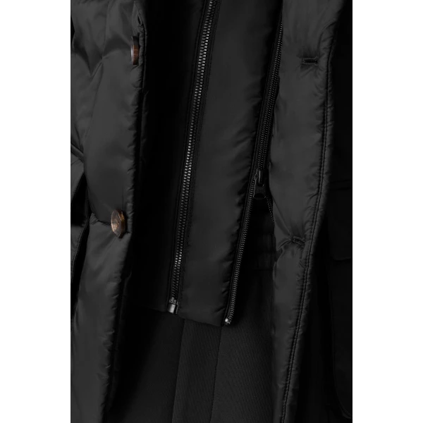 Mackage Keaton 2-In-1 Ultra-Light Quilted Blazer in Black