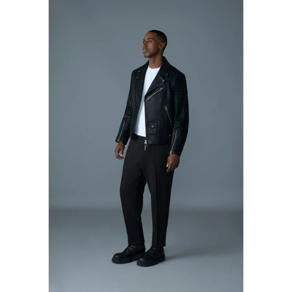 Mackage Kenneth Leather Biker Jacket in Black
