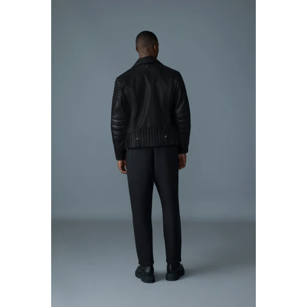 Mackage Kenneth Leather Biker Jacket in Black