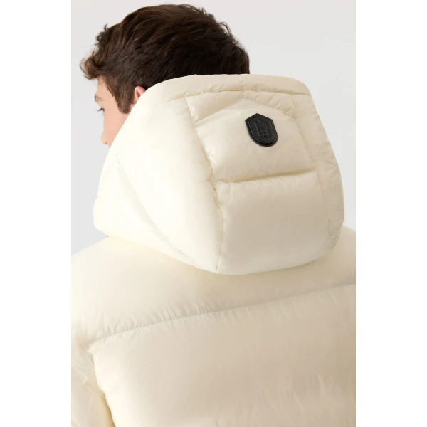 Mackage Kent-Z Lustrous Down Jacket in Cream