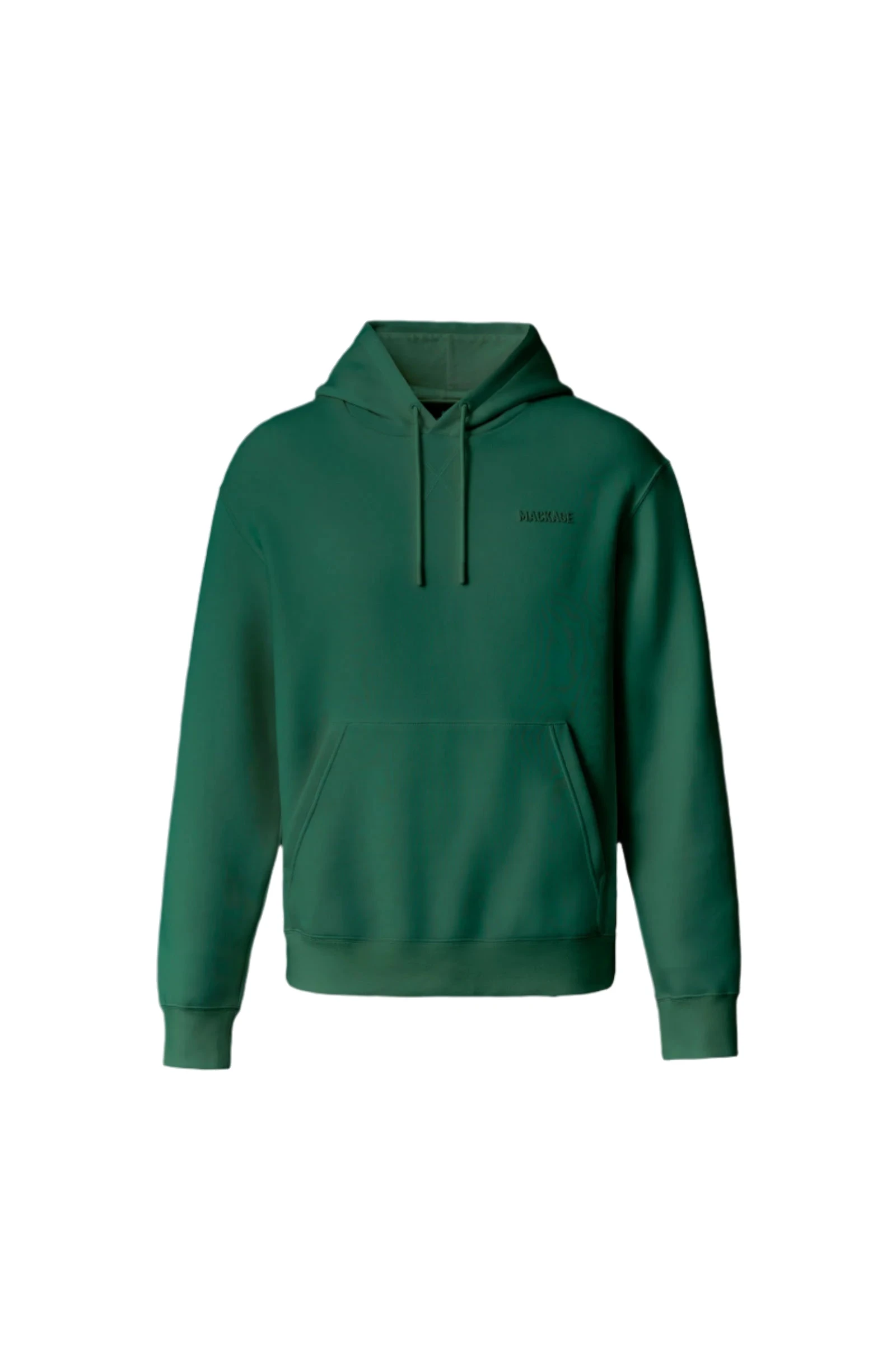 Mackage Kolton Double-Face Jersey Logo Hoodie in Leaf Green Mackage Kolton Double-Face Jersey Logo Hoodie in Leaf Green