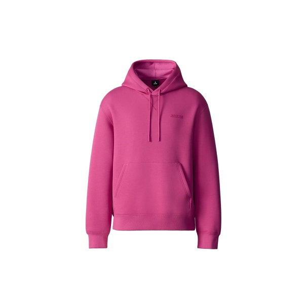 Mackage Krystian Double-Face Jersey Hoodie in Azalea