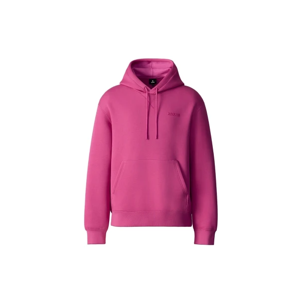Mackage Krystian Double-Face Jersey Hoodie in Azalea