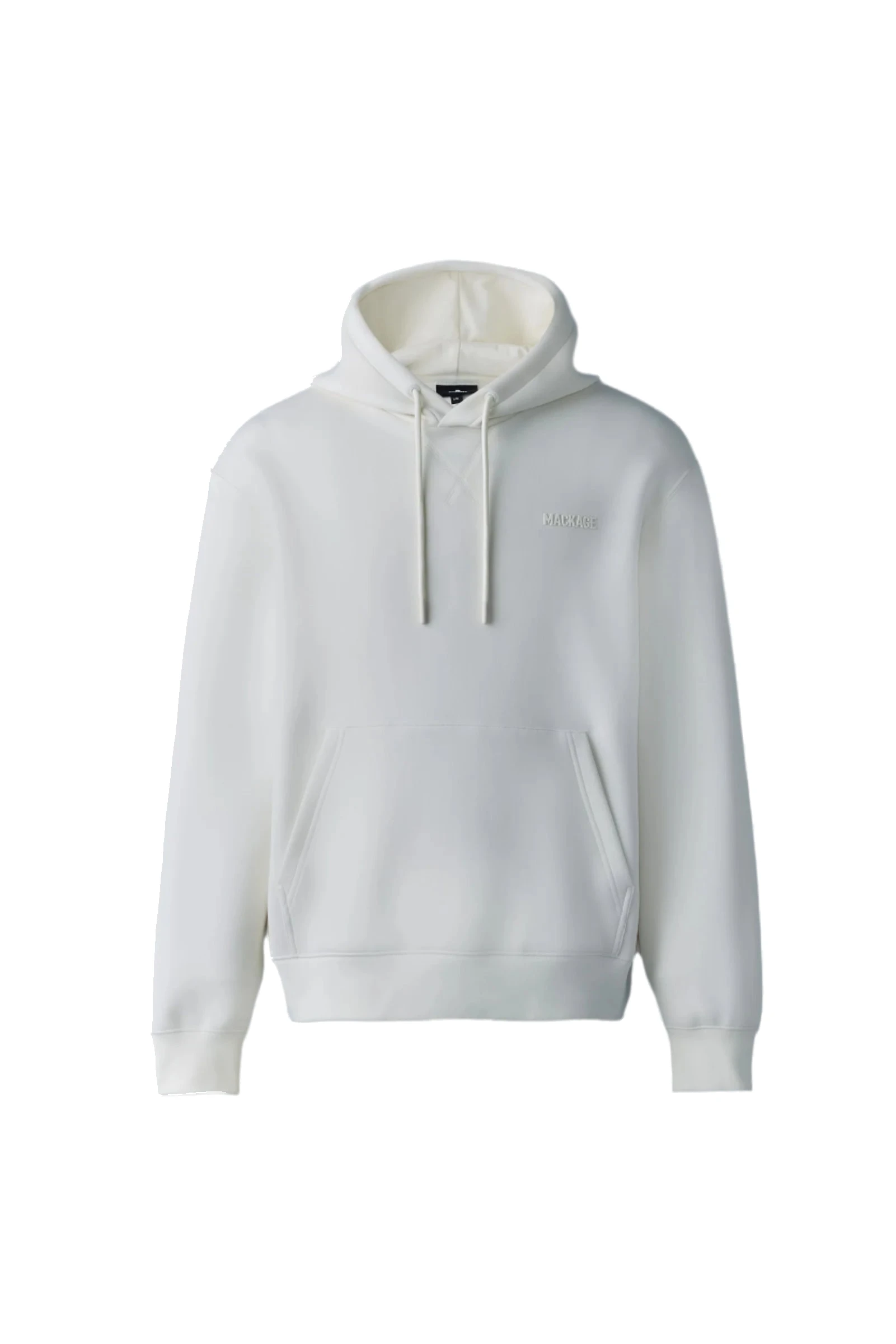 Mackage Krystian Double-Face Jersey Hoodie in Cream Mackage Krystian Double-Face Jersey Hoodie in Cream