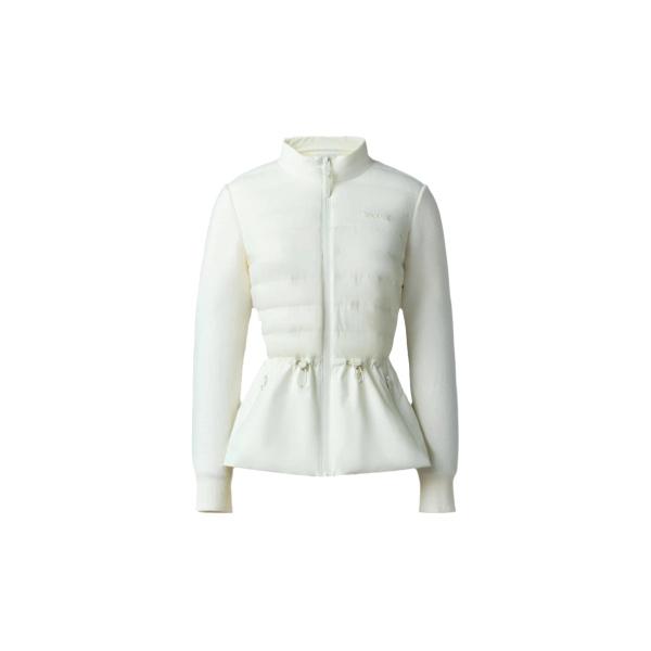 Mackage Laika-Z Hybrid Down Jacket in Cream