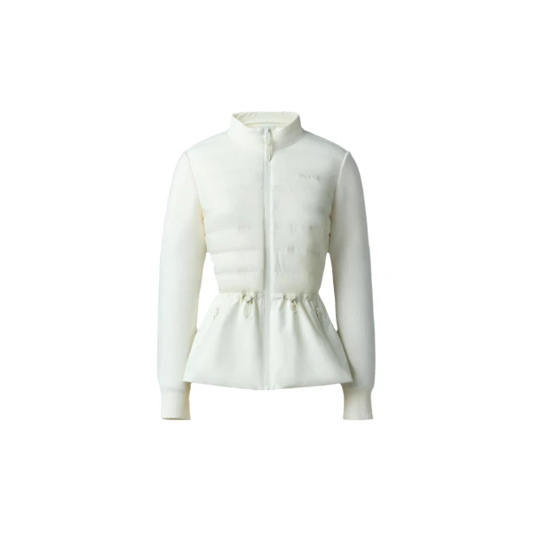 Mackage Laika-Z Hybrid Down Jacket in Cream