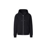 Mackage Ledger-K Brushed Knit Hoodie in Navy-Cream Mackage Ledger-K Brushed Knit Hoodie in Navy-Cream