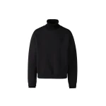 Mackage Legend Knit Cotton-Blend Turtleneck Sweater in Black Mackage Legend Knit Cotton-Blend Turtleneck Sweater in Black