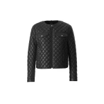 Mackage Lena Quilted Lamb Leather Cropped Jacket in Black Mackage Lena Quilted Lamb Leather Cropped Jacket in Black