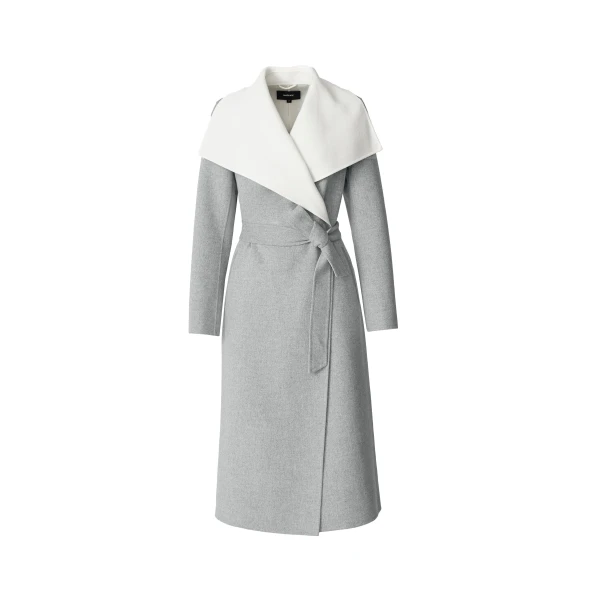 mackage mai double-face wool wrap coat