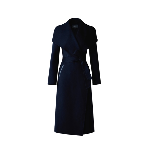mackage mai double-face wool wrap coat
