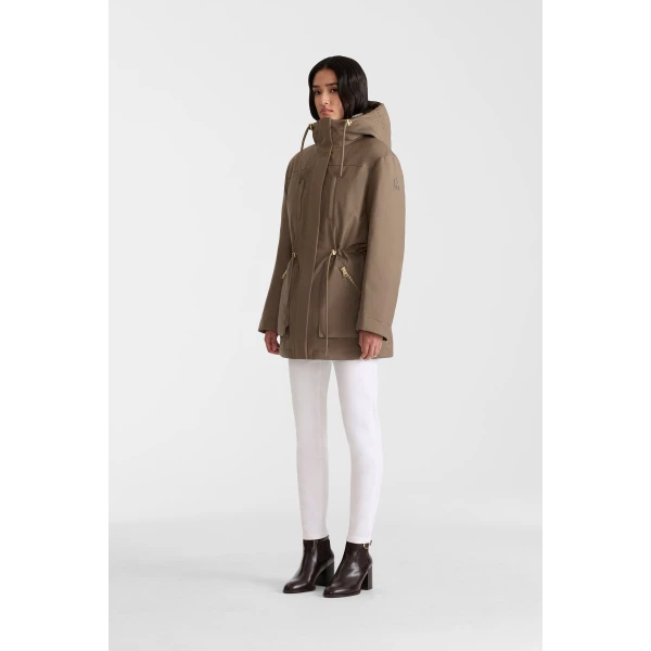mallory 3-in-1 short parka truffle-taupe