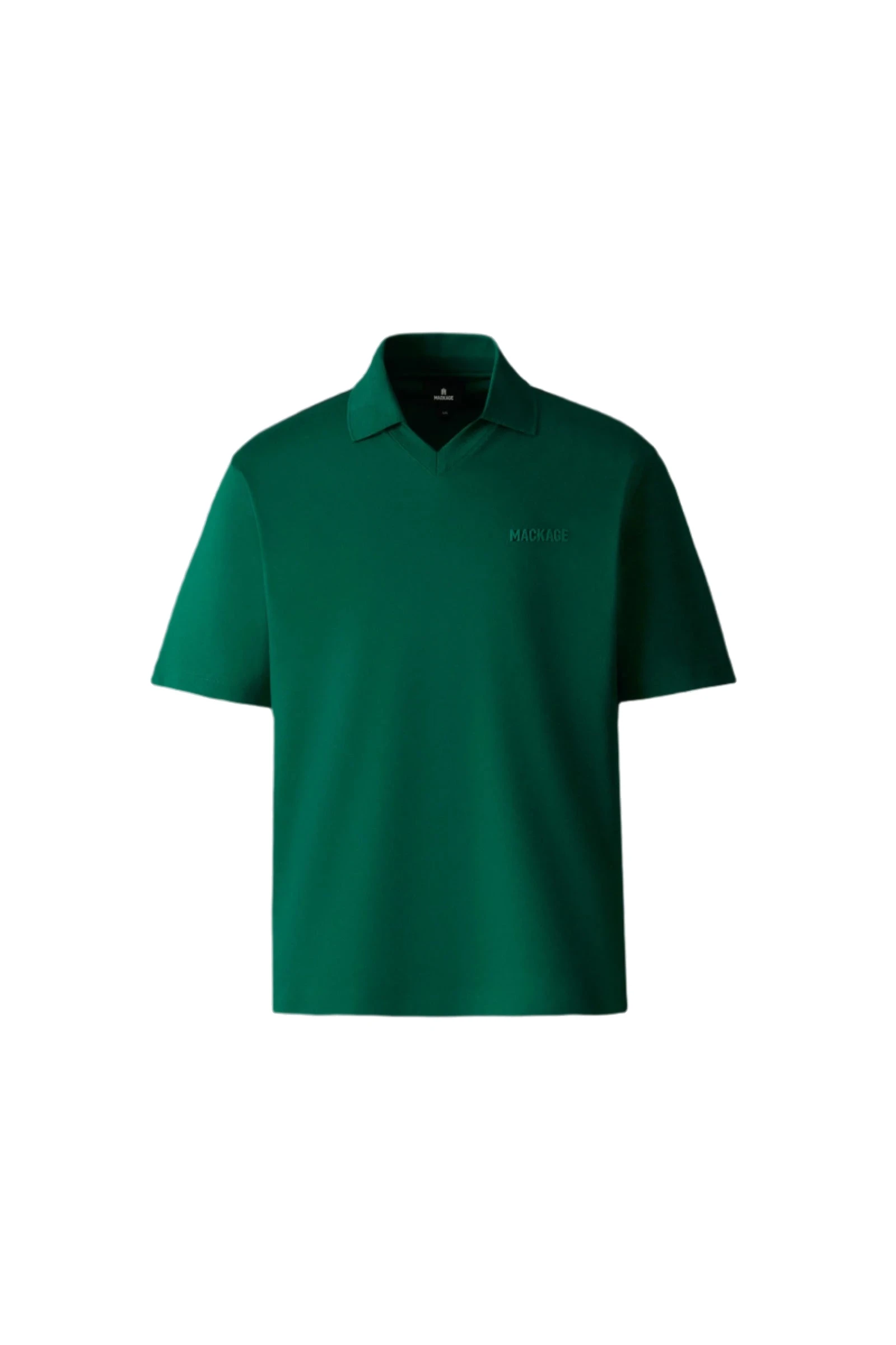 Mackage Marco Organic Cotton Polo in Leaf Green Mackage Marco Organic Cotton Polo in Leaf Green