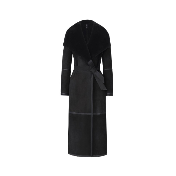 mackage marian reversible wrap coat