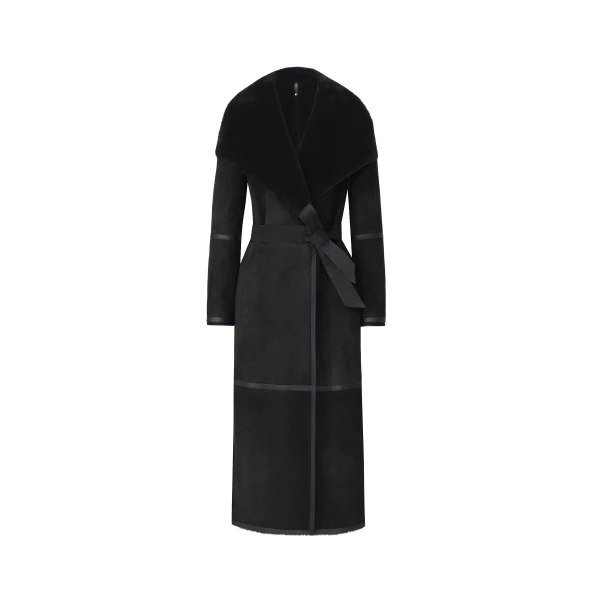 mackage marian reversible wrap coat
