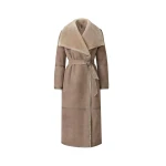 Mackage Marian Reversible Wrap Coat in Truffle-Taupe mackage marian reversible wrap coat