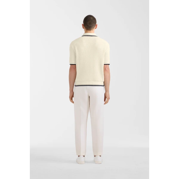 Mackage Martin-Z Pleated Wool Pants in Cream