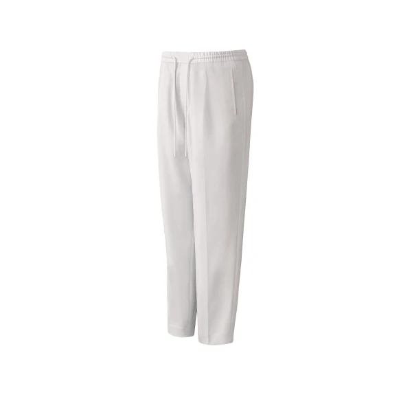 Martin-Z Pleated Wool Pants in Cream