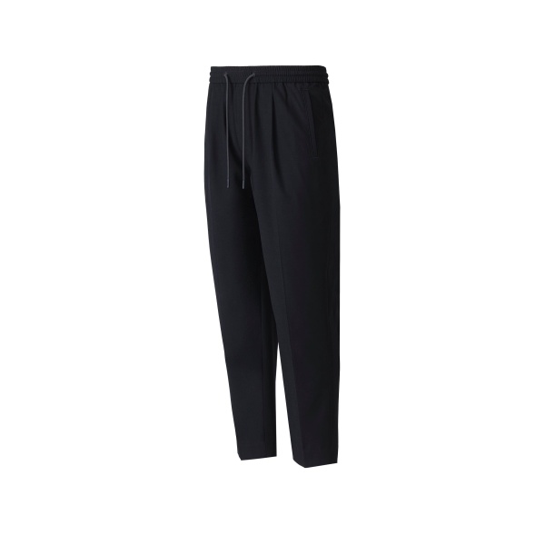 Mackage Martin-Z Pleated Wool Pants in Navy