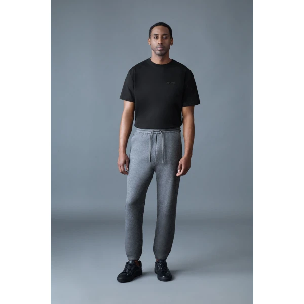 Mackage Marvin-R Double Face Jersey Cargo Sweatpants in Carbon Mix