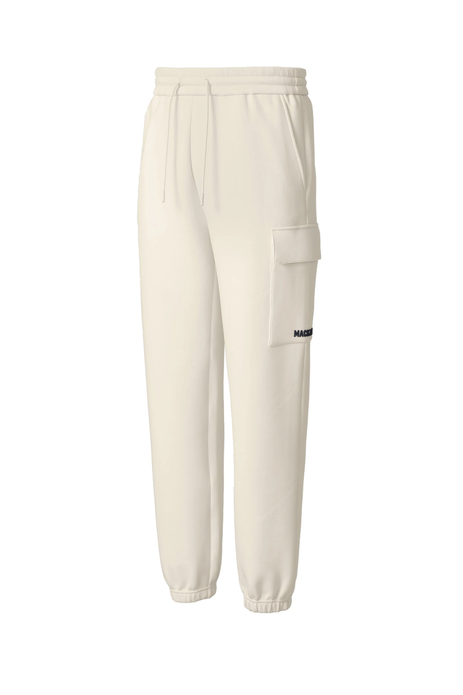 Mackage Marvin-R Double Face Jersey Cargo Sweatpants in Cream-Navy Mackage Marvin-R Double Face Jersey Cargo Sweatpants in Cream-Navy