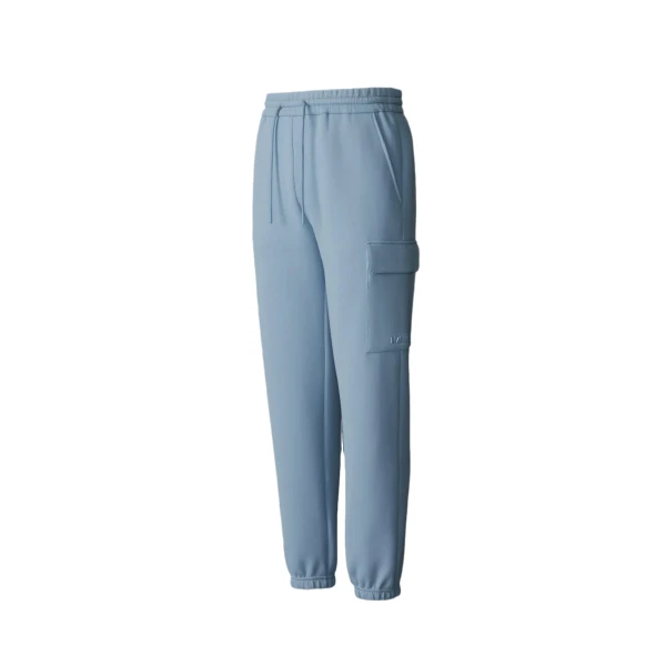 Mackage Marvin-R Double Face Jersey Cargo Sweatpants in Fog Blue