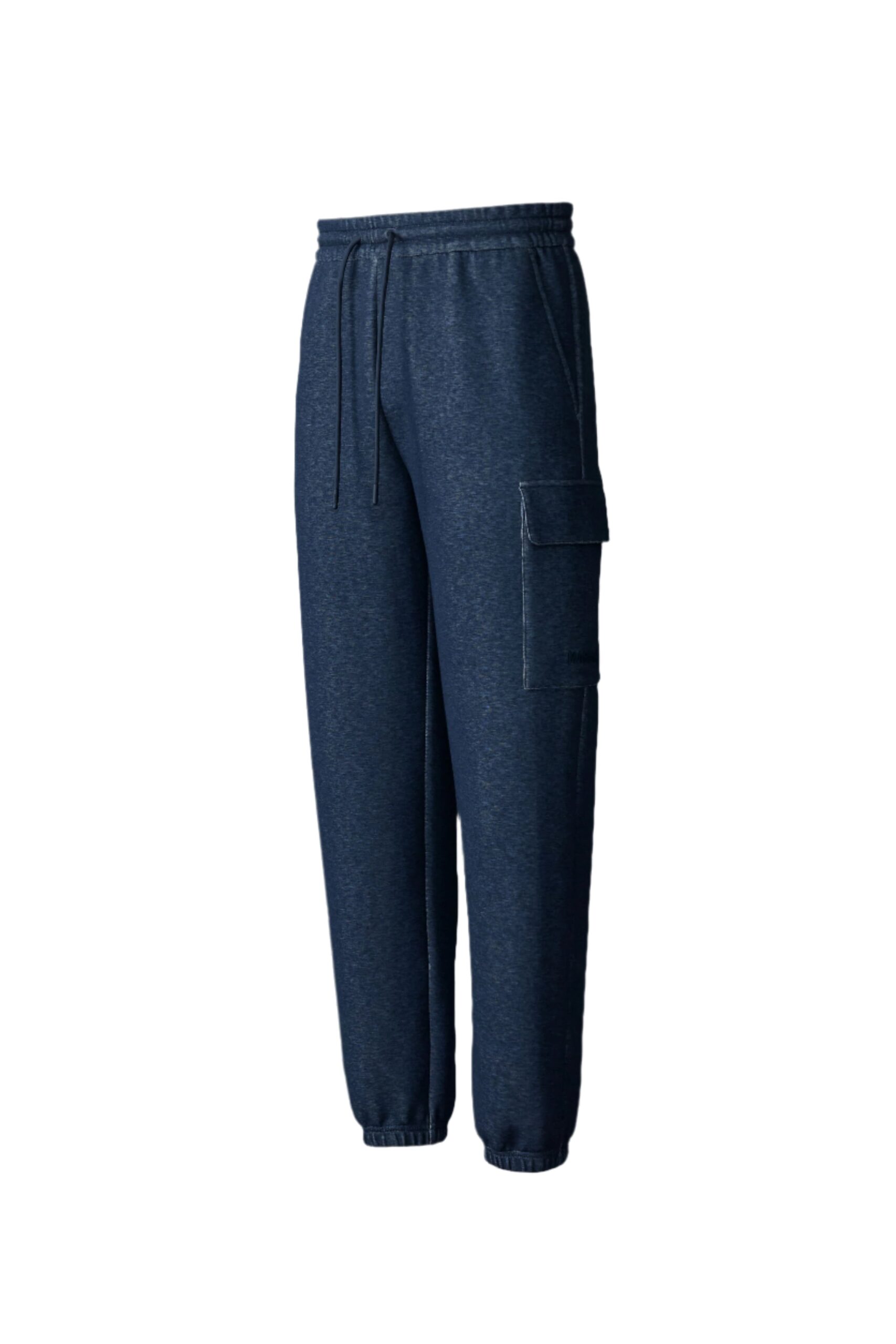 Mackage Marvin-R Double Face Jersey Cargo Sweatpants in Navy Melange Mackage Marvin-R Double Face Jersey Cargo Sweatpants in Navy Melange