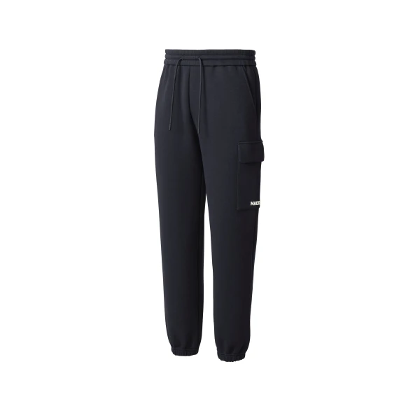 Mackage Marvin-R Double Face Jersey Cargo Sweatpants in Navy-White