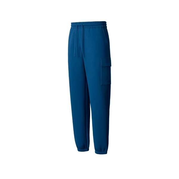 Marvin-R Double Face Jersey Cargo Sweatpants in Tide