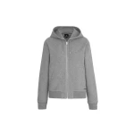 Mackage Matea-K Brushed Knit Zip Hoodie in Light Grey Mix-Cream mackage matea-k brushed knit zip hoodie