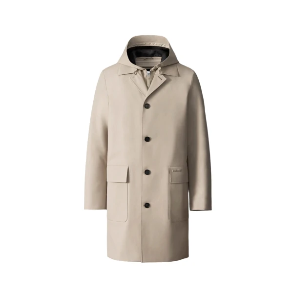 Mackage Mathias 3-In-1 Balmacaan Coat in Light Camel