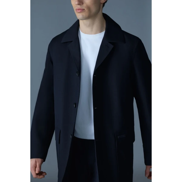 Mackage Mathias 3-In-1 Balmacaan Coat in Navy