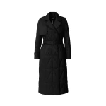 Mackage Mavis Quilted Maxi Trench Coat in Black mackage mavis quilted maxi trench coat