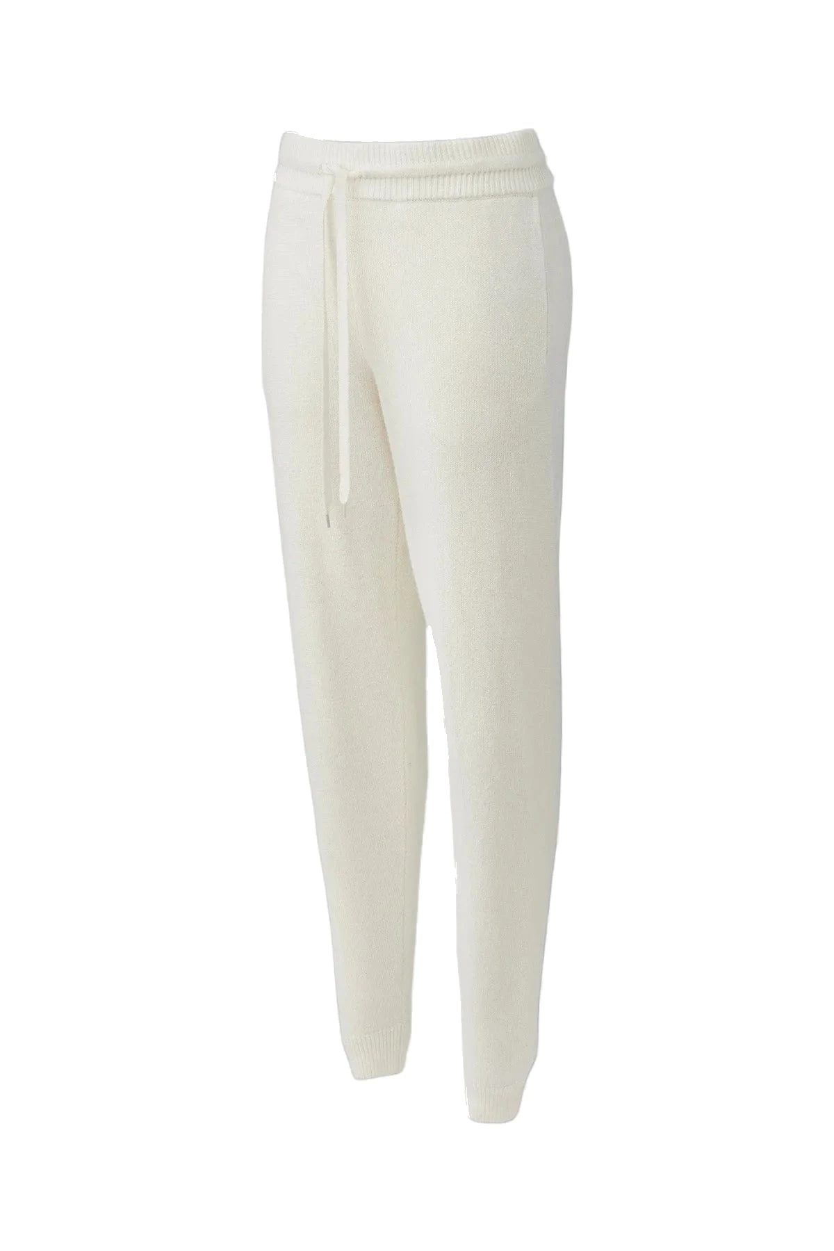 Mackage Nathaly-Z Wool Cashmere Knit Sweatpants in Cream mackage nathaly-z wool cashmere knit sweatpants