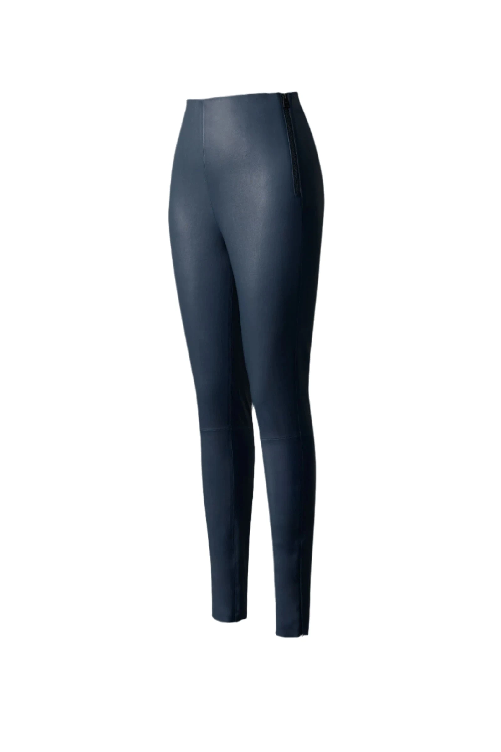 Mackage Navi-Z Fitted Lamb Leather Legging in Navy Mackage Navi-Z Fitted Lamb Leather Legging in Navy
